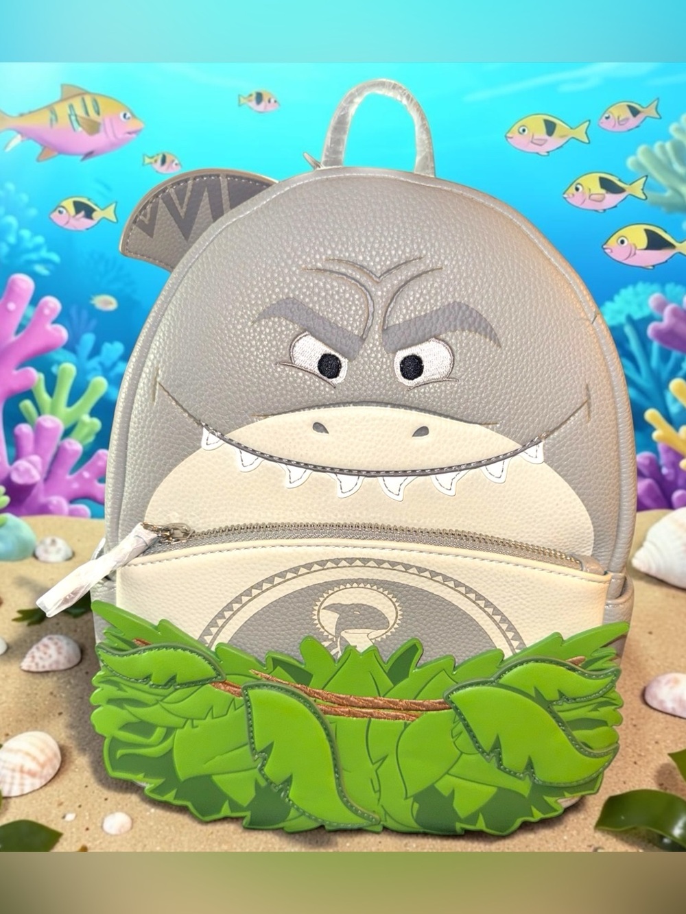 Loungefly Moana Maui Shark Mini Backpack
